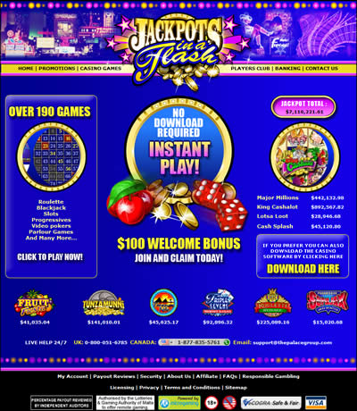 casino deposit flash online in United States